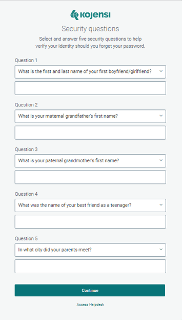 security questions-1